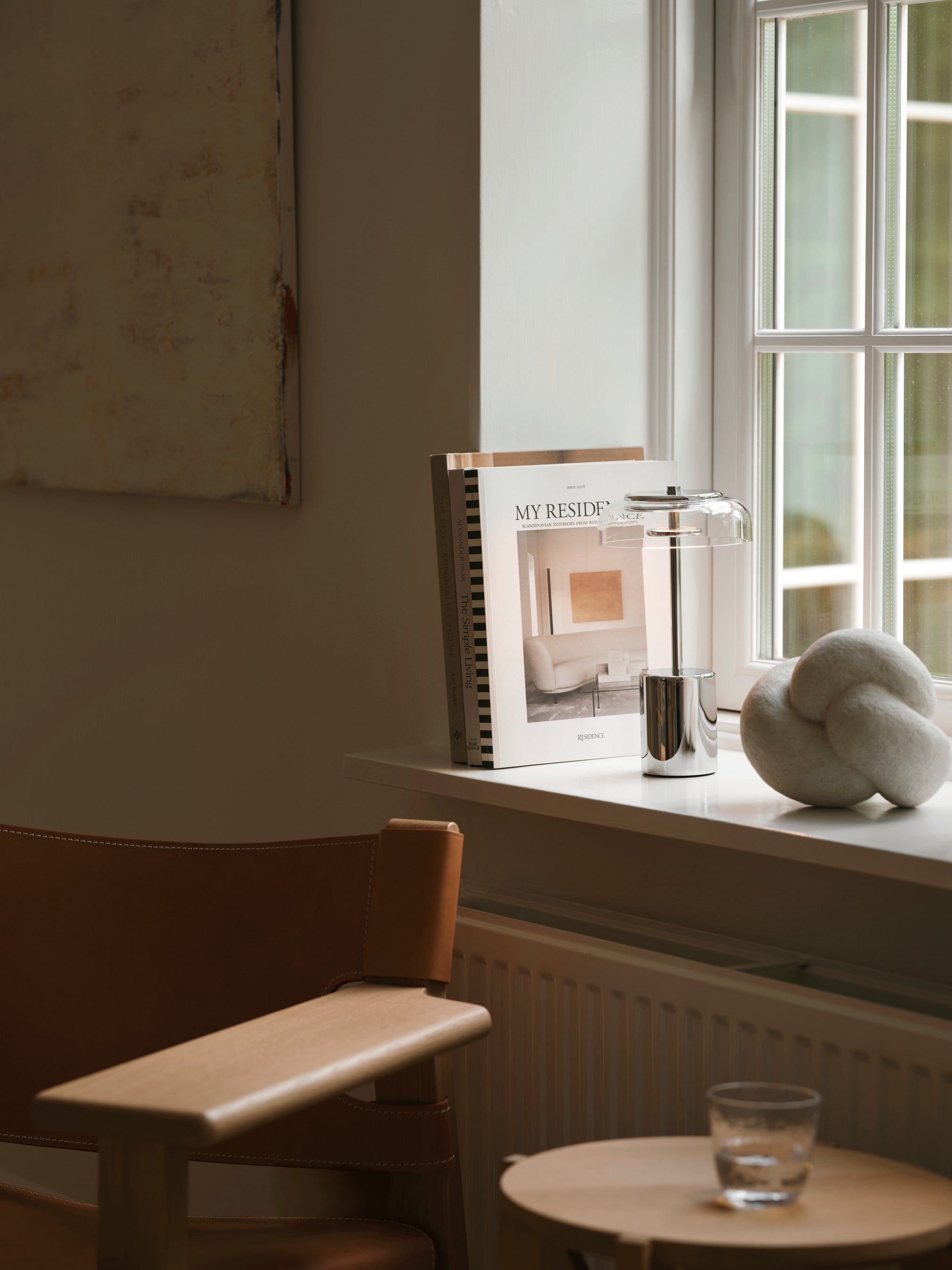 Blossi Table Mini, portable bordlampe, chrome • NUURA