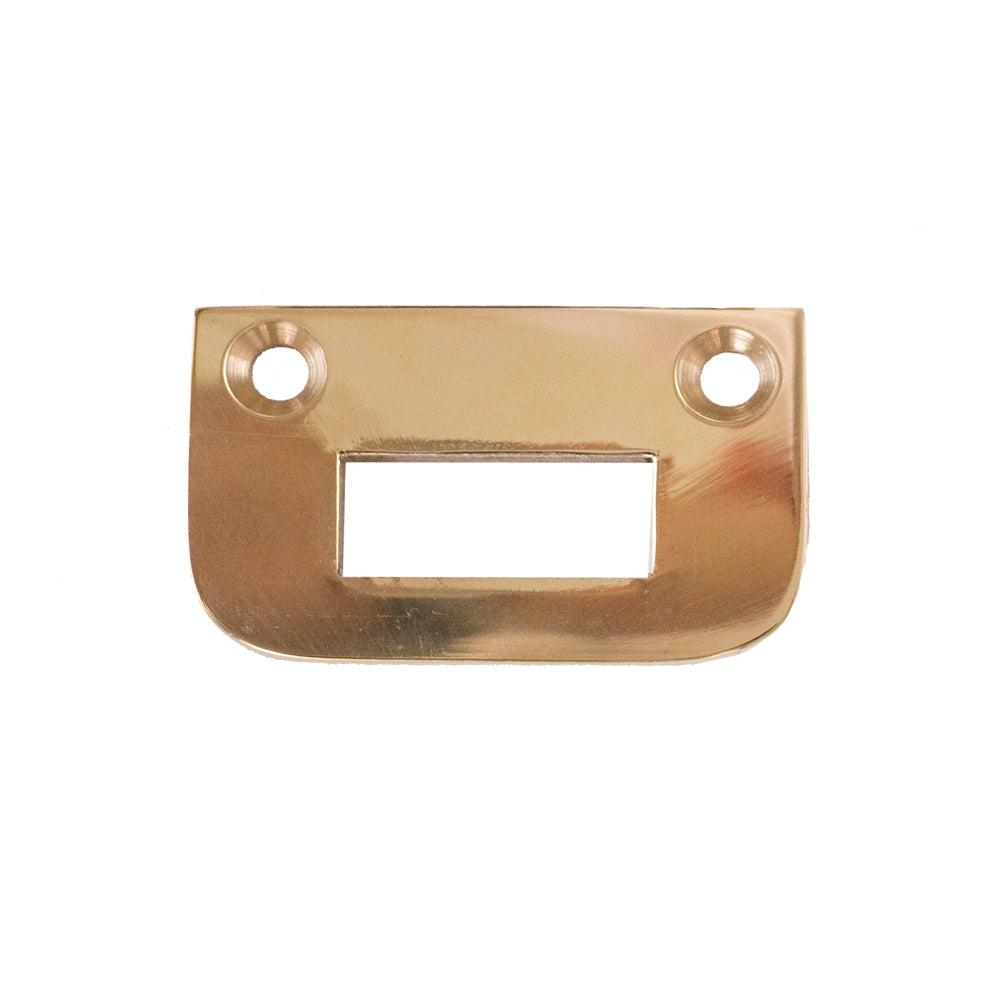 Slutblik Lige DSB, poleret blank messing uden lak • KYNER & Co