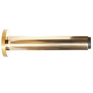 Skodsborg dørstopper 93 mm, blank messing uden lak • KYNER & Co