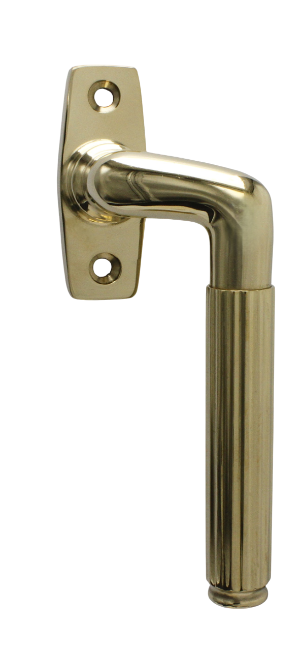 Vinduesgreb Rex, poleret blank messing uden lak • KYNER & Co