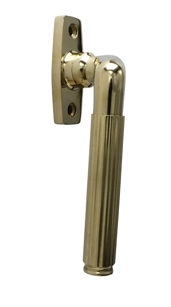 Vinduesgreb Rex, poleret blank messing uden lak • KYNER & Co