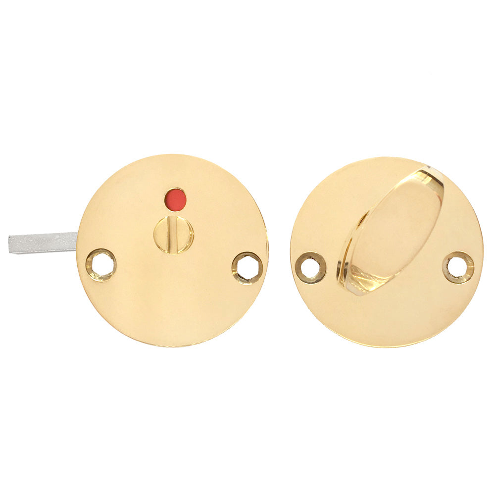 Toiletbesætning AW Plan Sina, poleret blank messing uden lak • KYNER & Co