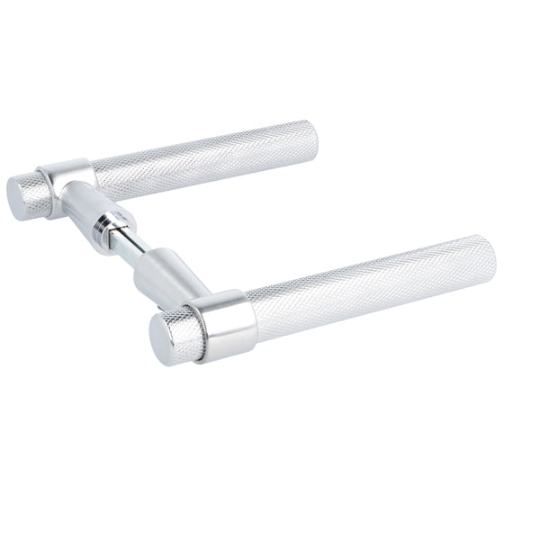 Dørhåndtag House i rustfritt stål look inkl. roset og nøgleskilt