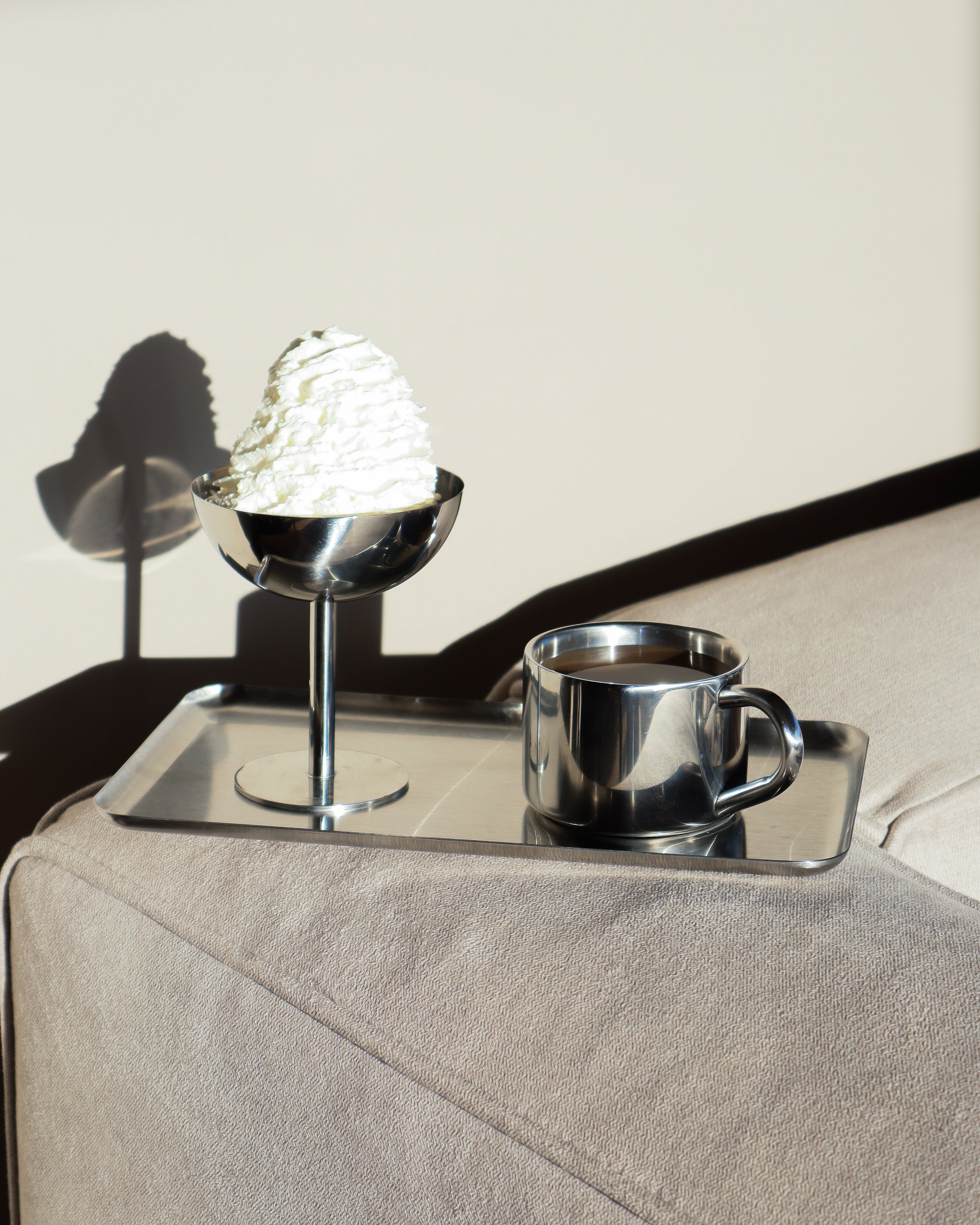 Isbæger i rustfrit stål, højt • NICHBA