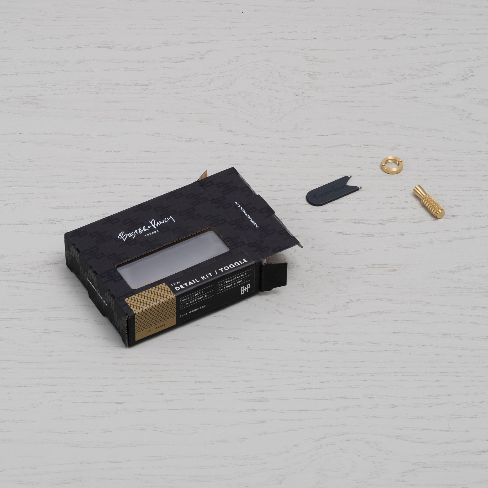 Afbryderkontakt, detalje kit, messing • Buster + Punch