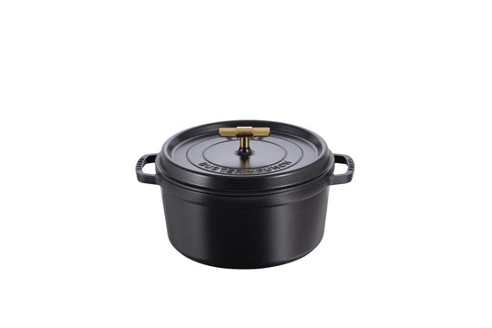 Cocotte gryde, sort/messing • Buster + Punch