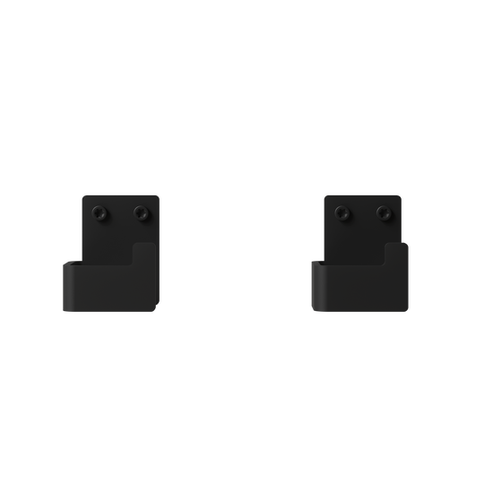 BadevÌrelsesknage, sort (2 stk.) ⢠NICHBA