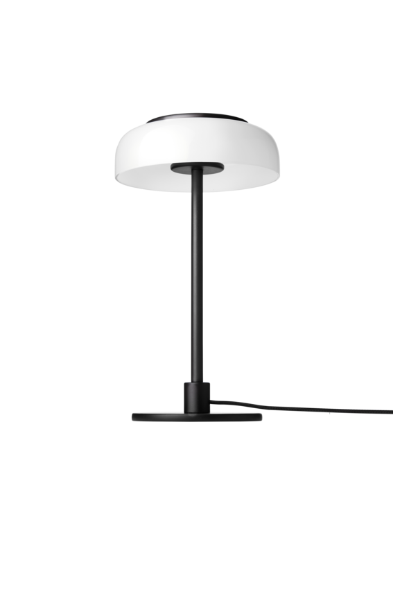 Blossi Table Small bordlampe, sort / opal • NUURA