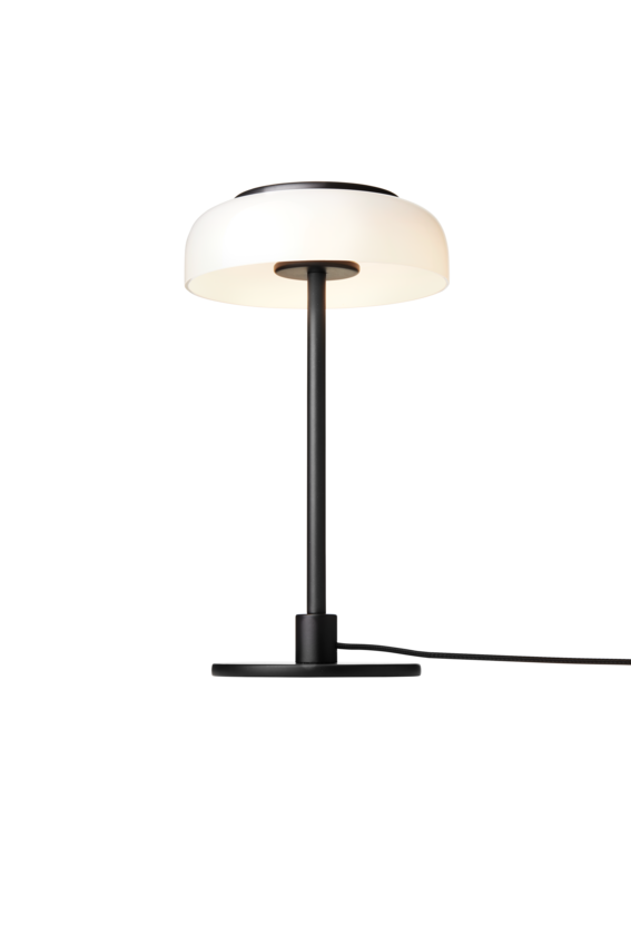 Blossi Table Small bordlampe, sort / opal • NUURA