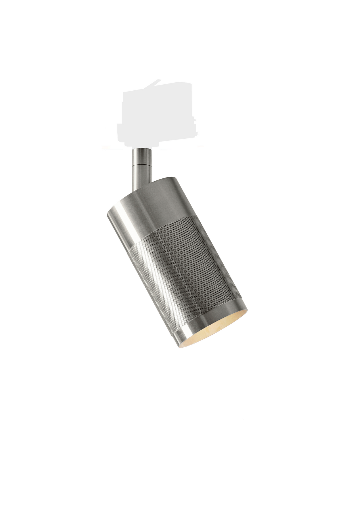 Patrone loftspot til skinne, rustfritt stål look • Thorup Copenhagen - Copenhagenhomedesign