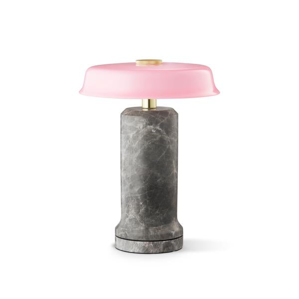 TRIP No. 2 portable bordlampe, silver/rose• Design by Us