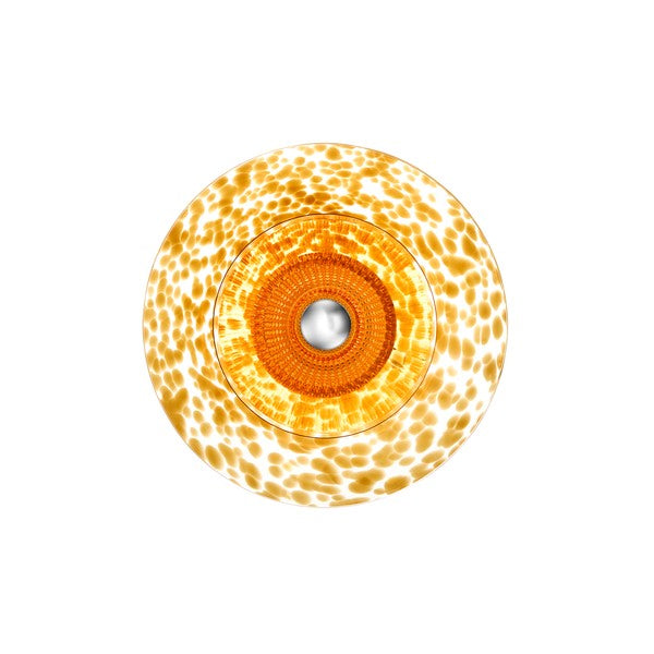 Disco Rama væglampe, amber • Design by Us
