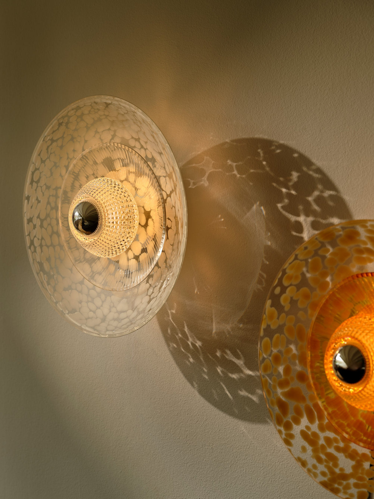 Disco Rama væglampe, klar • Design by Us