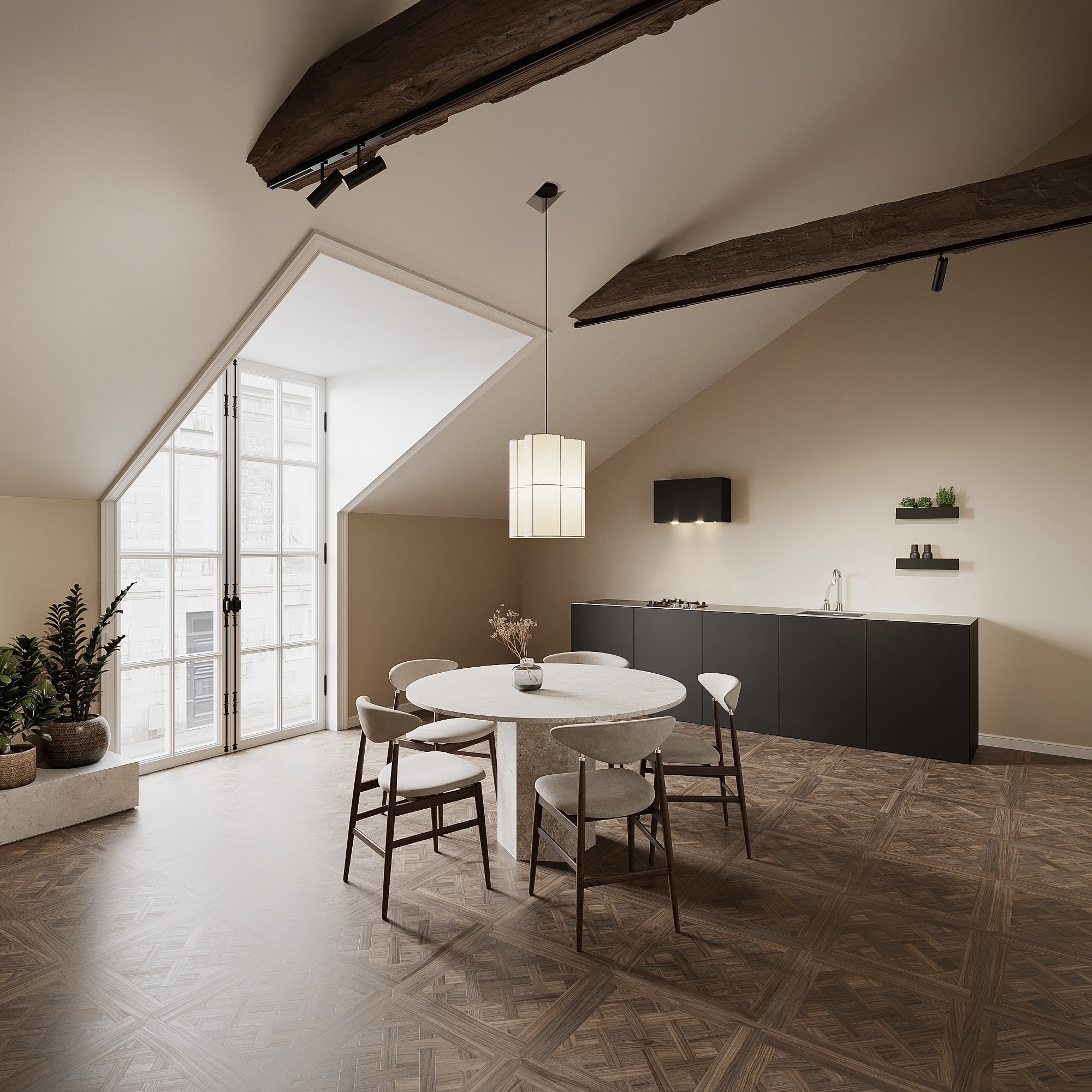 Væghylde 40U, sort • NICHBA