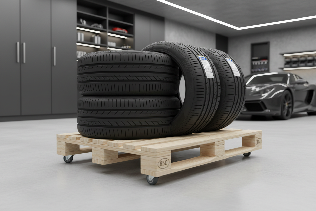 Hamborg - møbelhjul i Ø75 mm med bremse