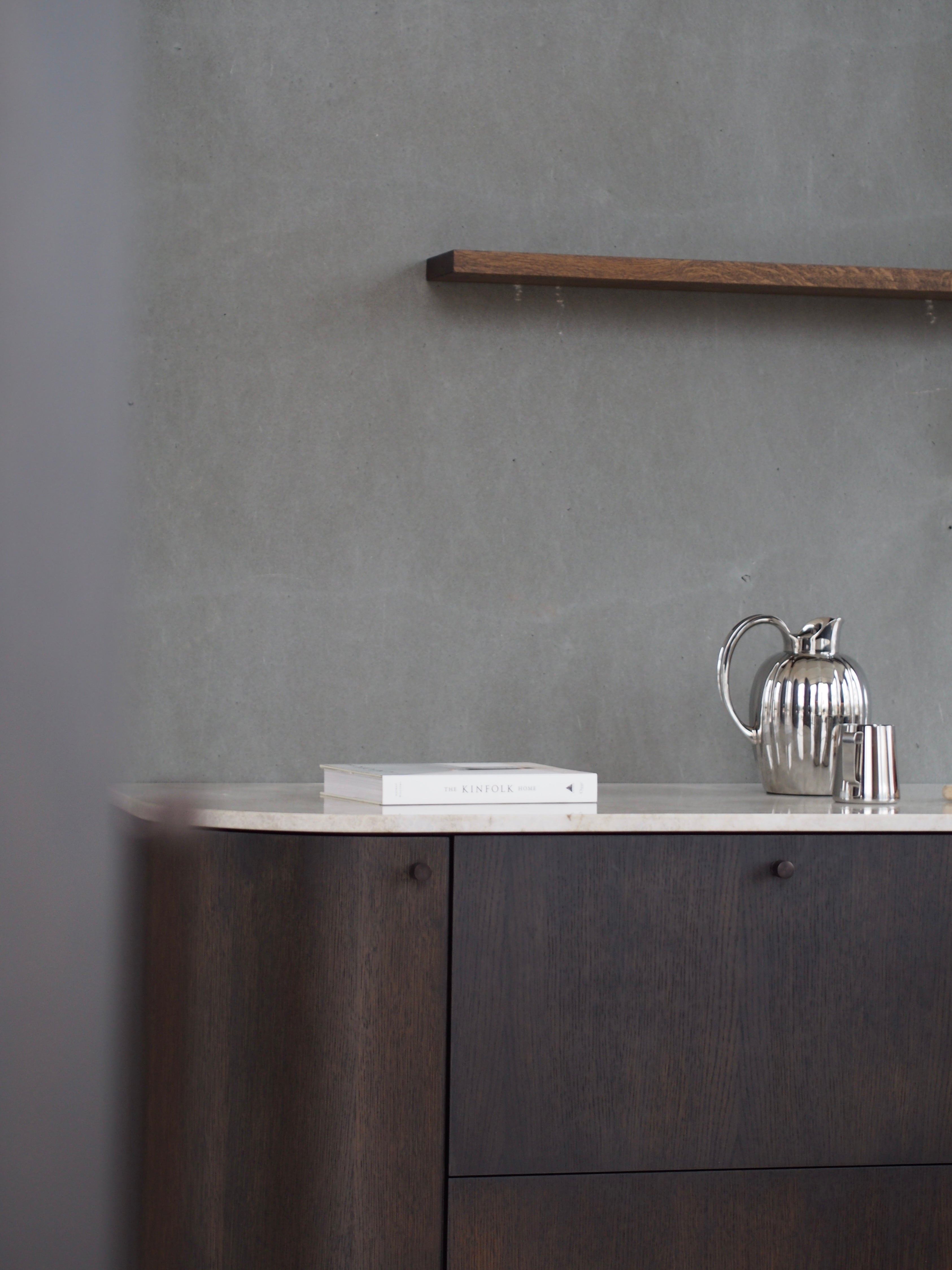 Møbelknop med diamond cut i bronze / bruneret messing, 33 mm - Nyboder • Chr. Jørgensen