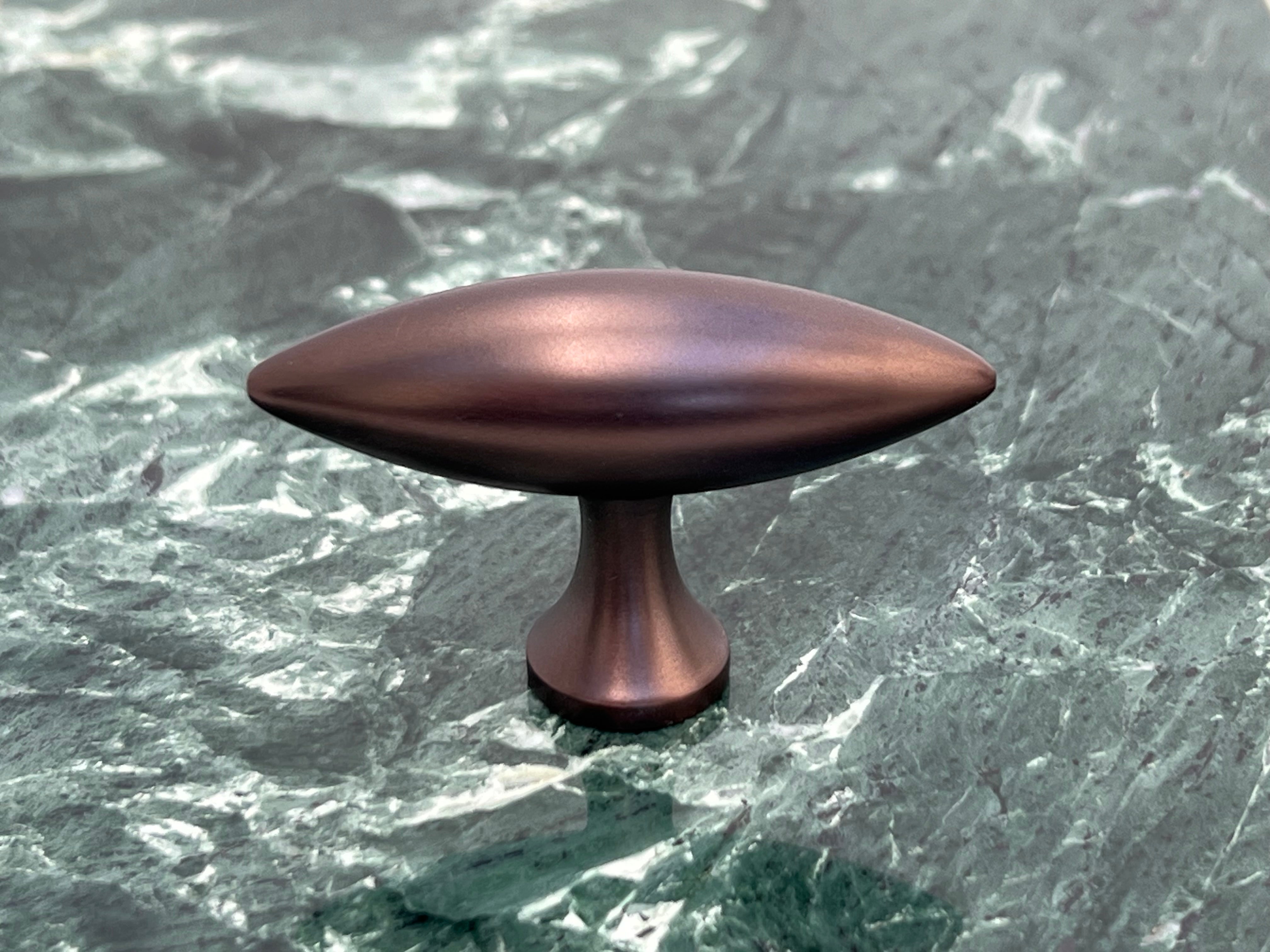 Nyholm • Møbelknop, bruneret messing