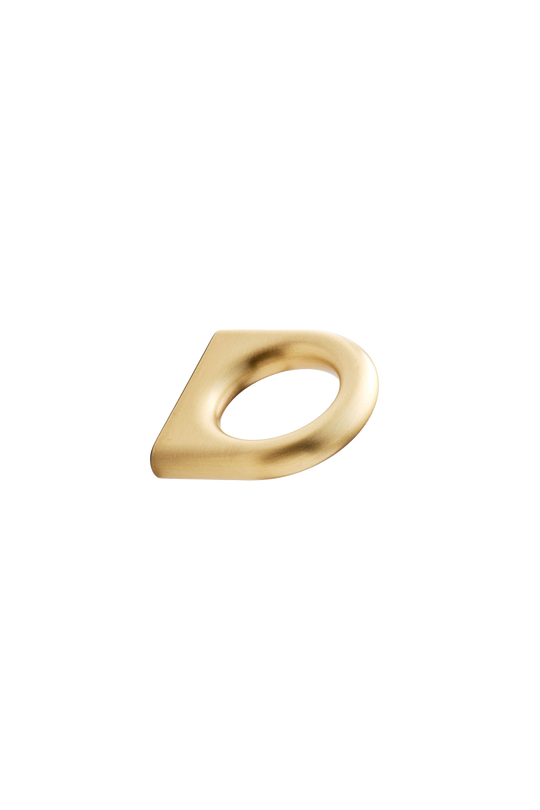 LUCK knop, zink, messing • Furnipart
