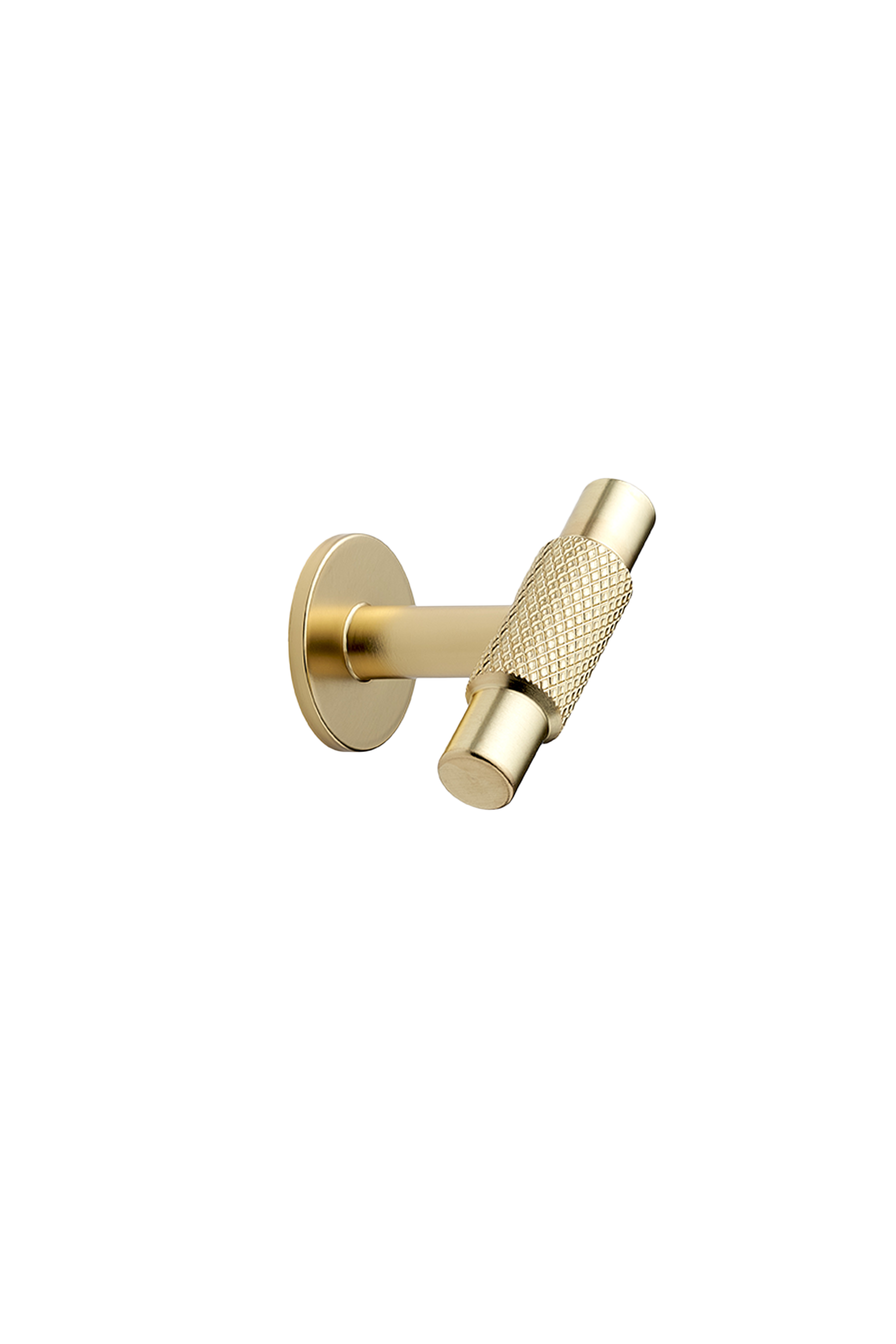 MANOR T knop, zink, messing • Furnipart