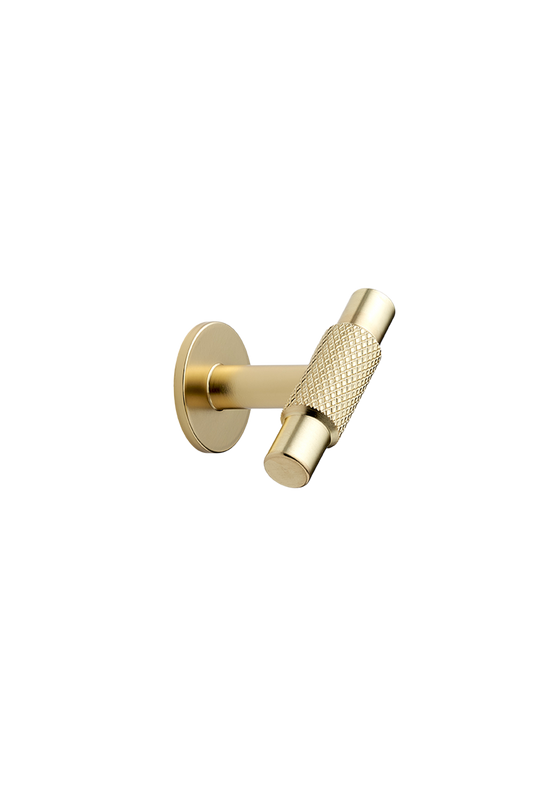MANOR T knop, zink, messing • Furnipart