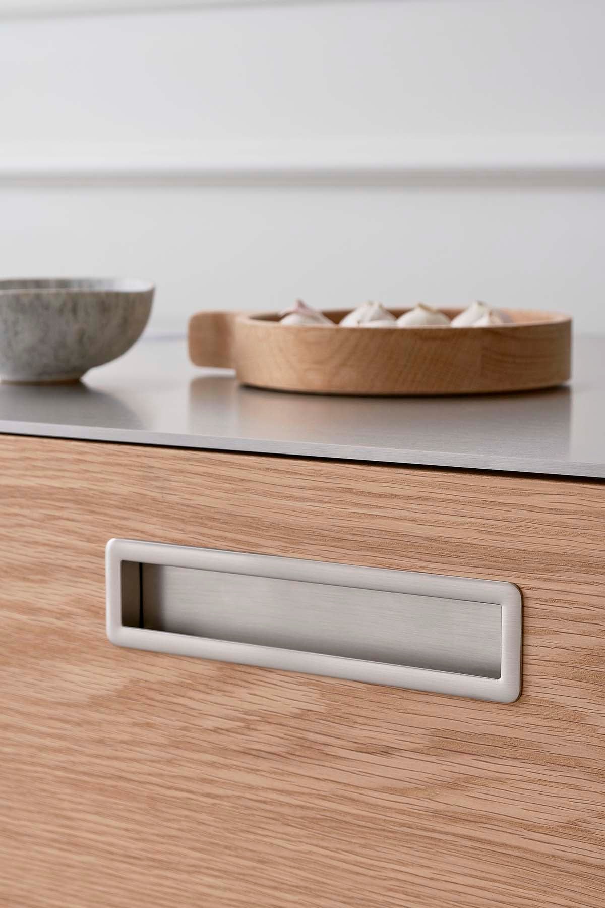 TUB STRAIGHT Indlægsgreb, zink, stål • Furnipart