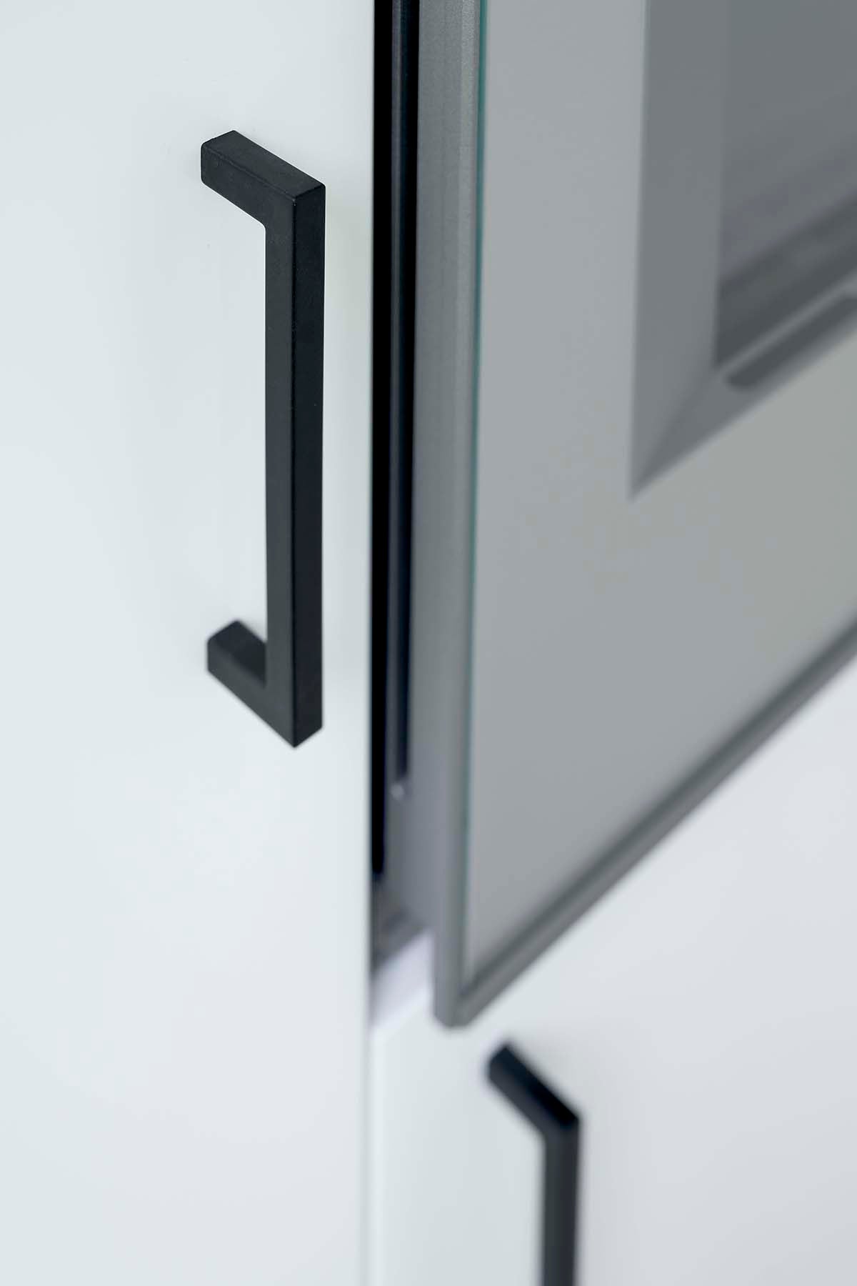 SQUARE 10 w/texture greb, OceanIX plastix, sort • Furnipart