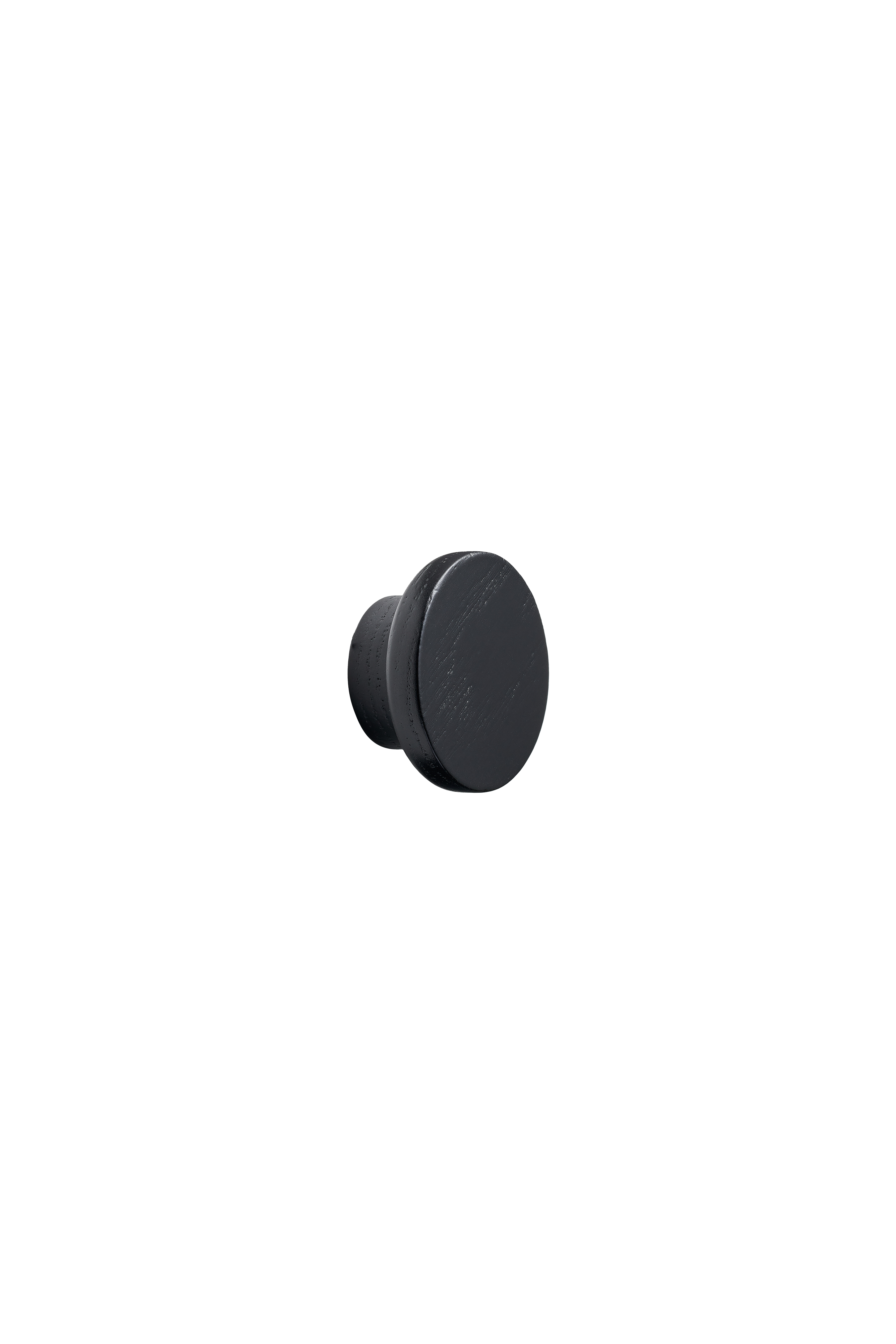 CIRCLE knop, eg FSC 100%, sort • Furnipart