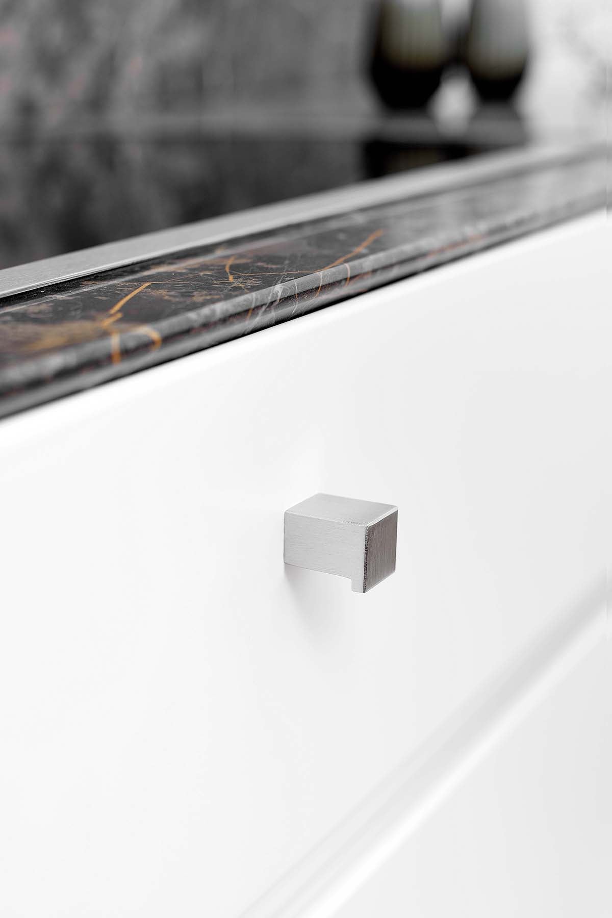 BYTE knop, rustfrit stål, stål • Furnipart