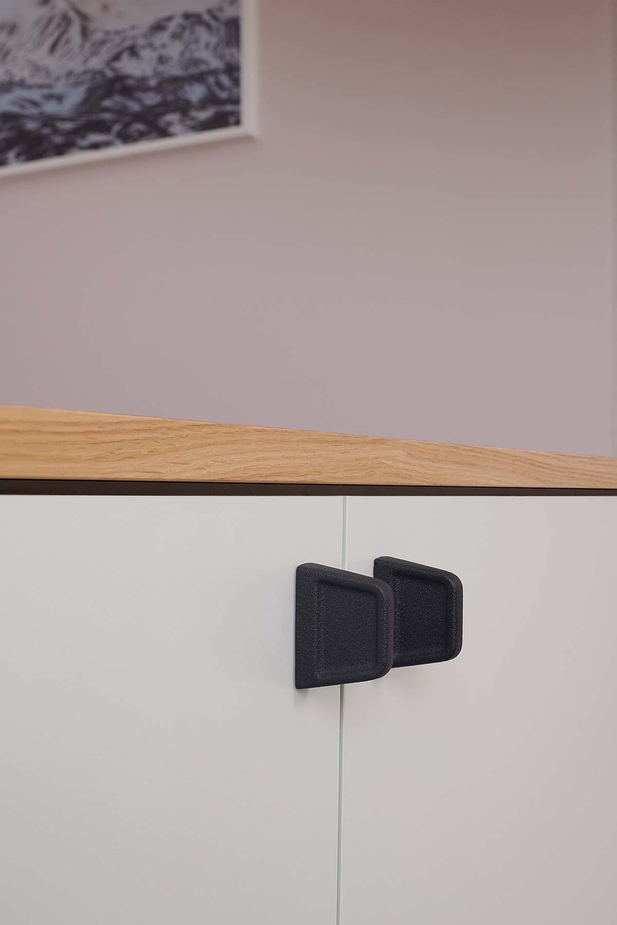 PAGODA knop, jern, sort • Furnipart