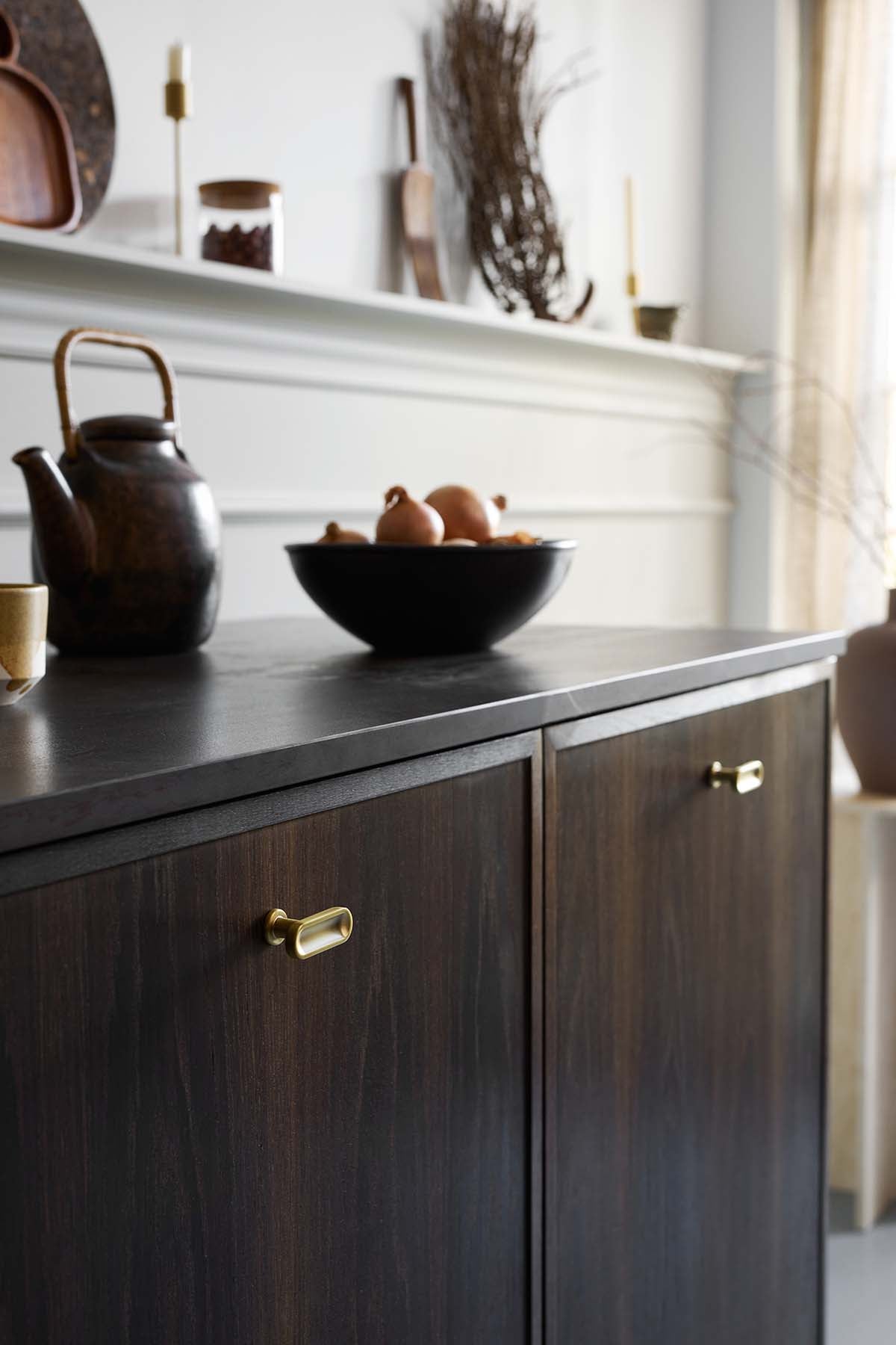 CHATEAU T knop, zink, messing • Furnipart