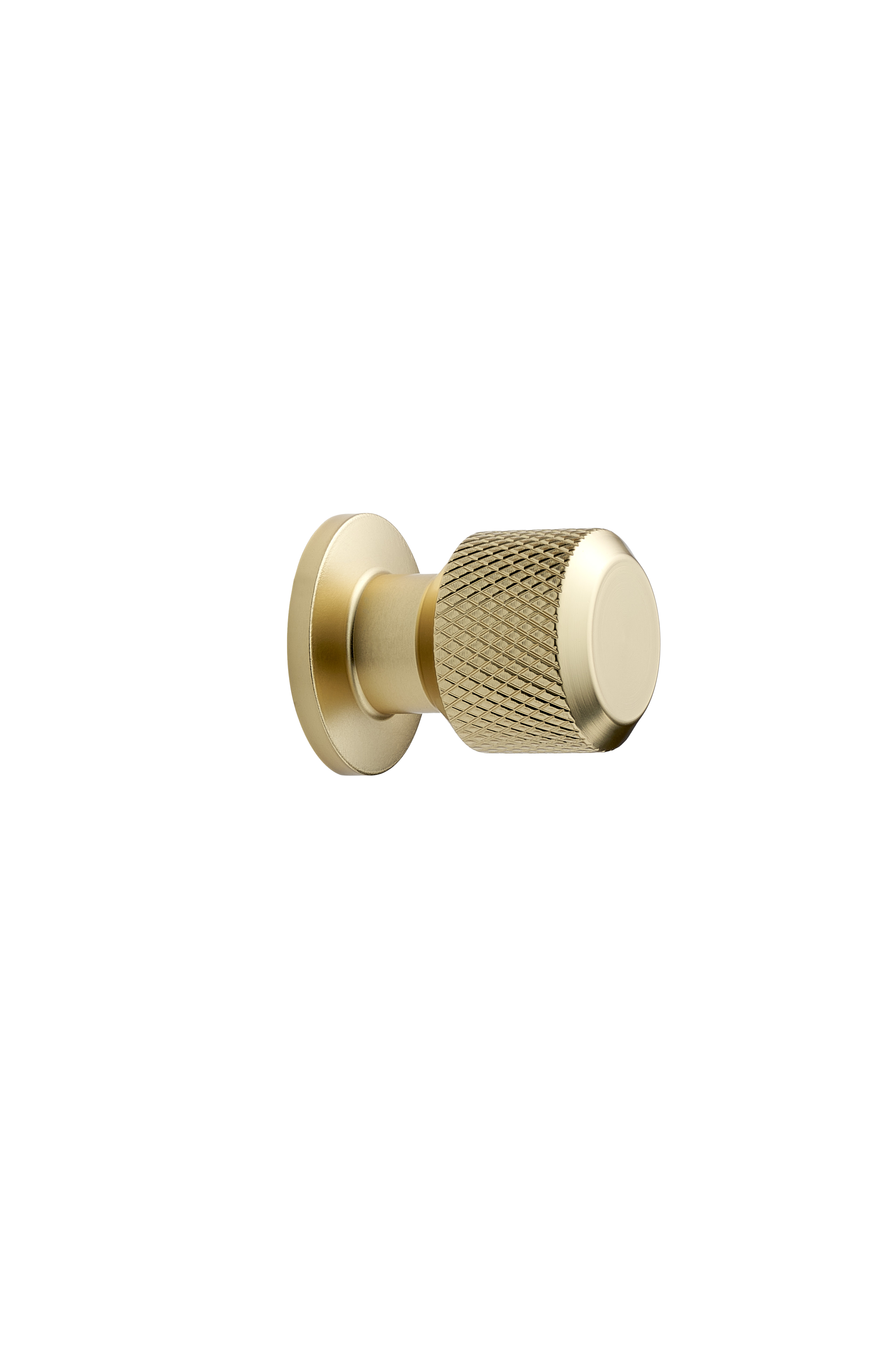 MANOR Round knop, zink, messing • Furnipart