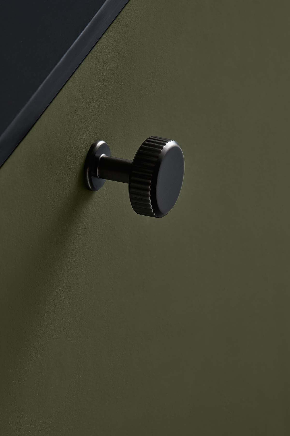 VILLA ROUND knop, zink, antracit • Furnipart