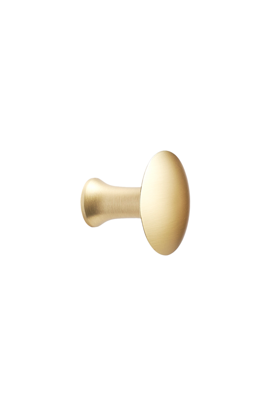 CASTLE w/O-ring knop, zink, messing • Furnipart