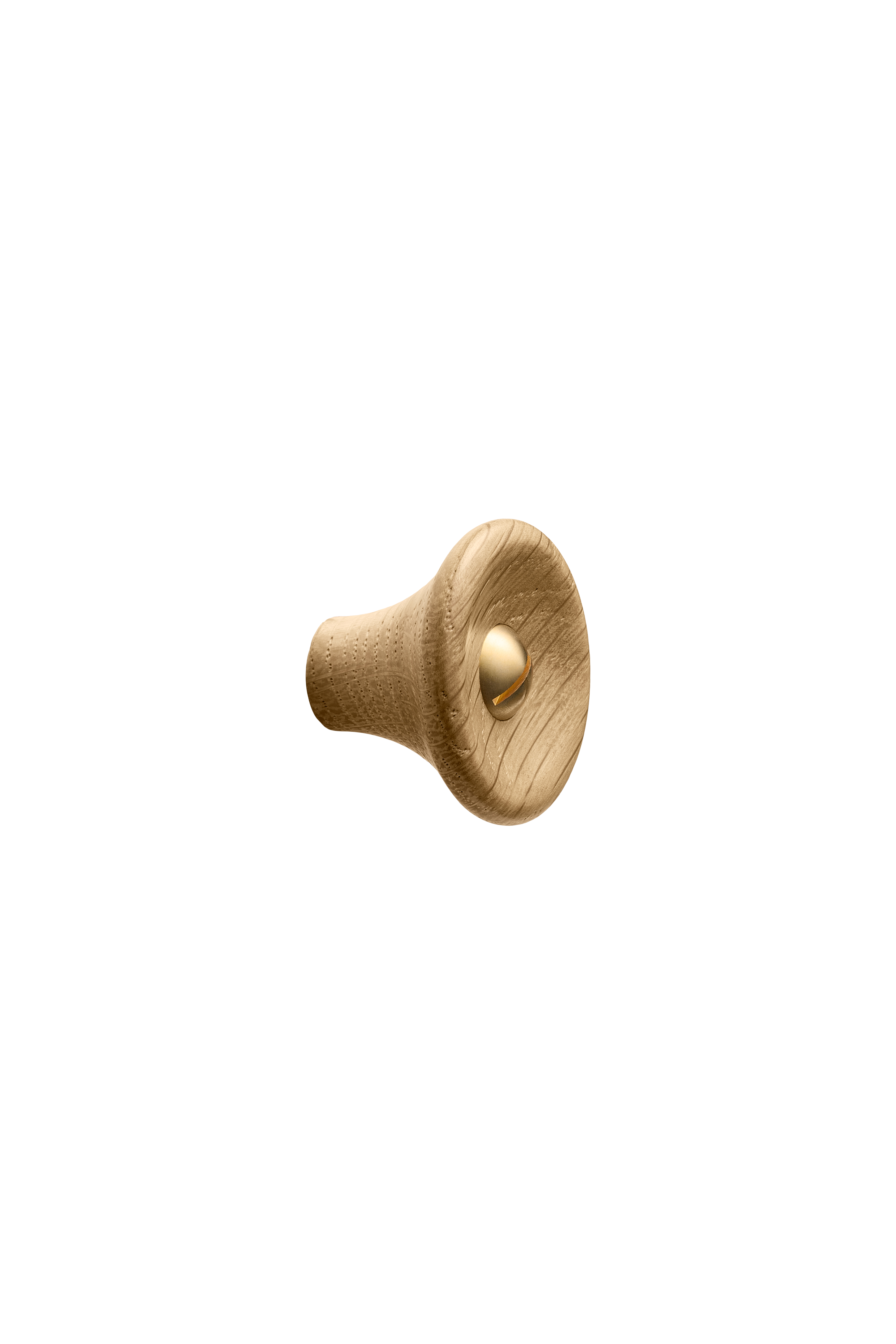 RECTA knop, eg og messing, messing og træ • Furnipart