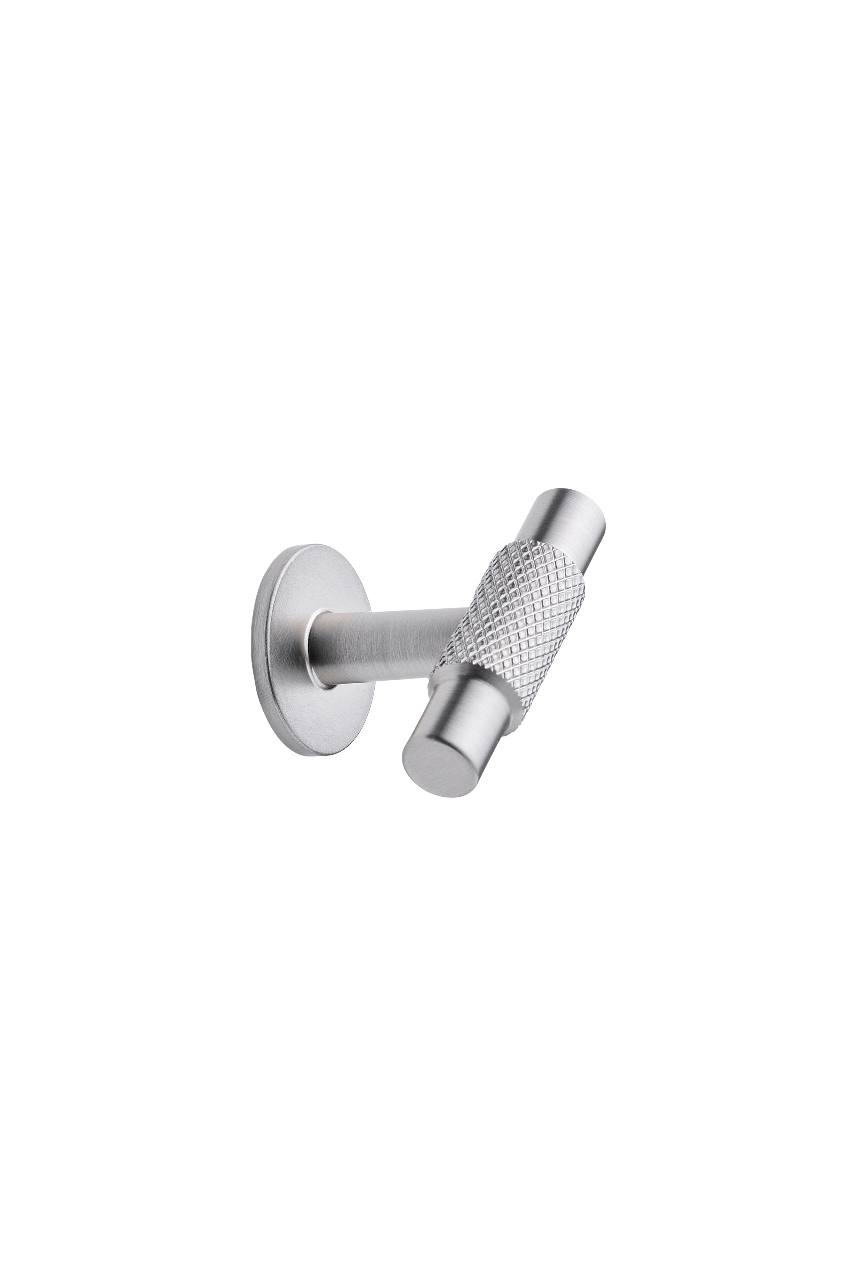 MANOR T knop, zink, stål • Furnipart