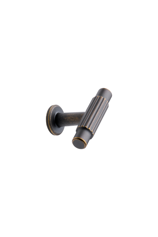 VILLA T knop, zink, antik • Furnipart