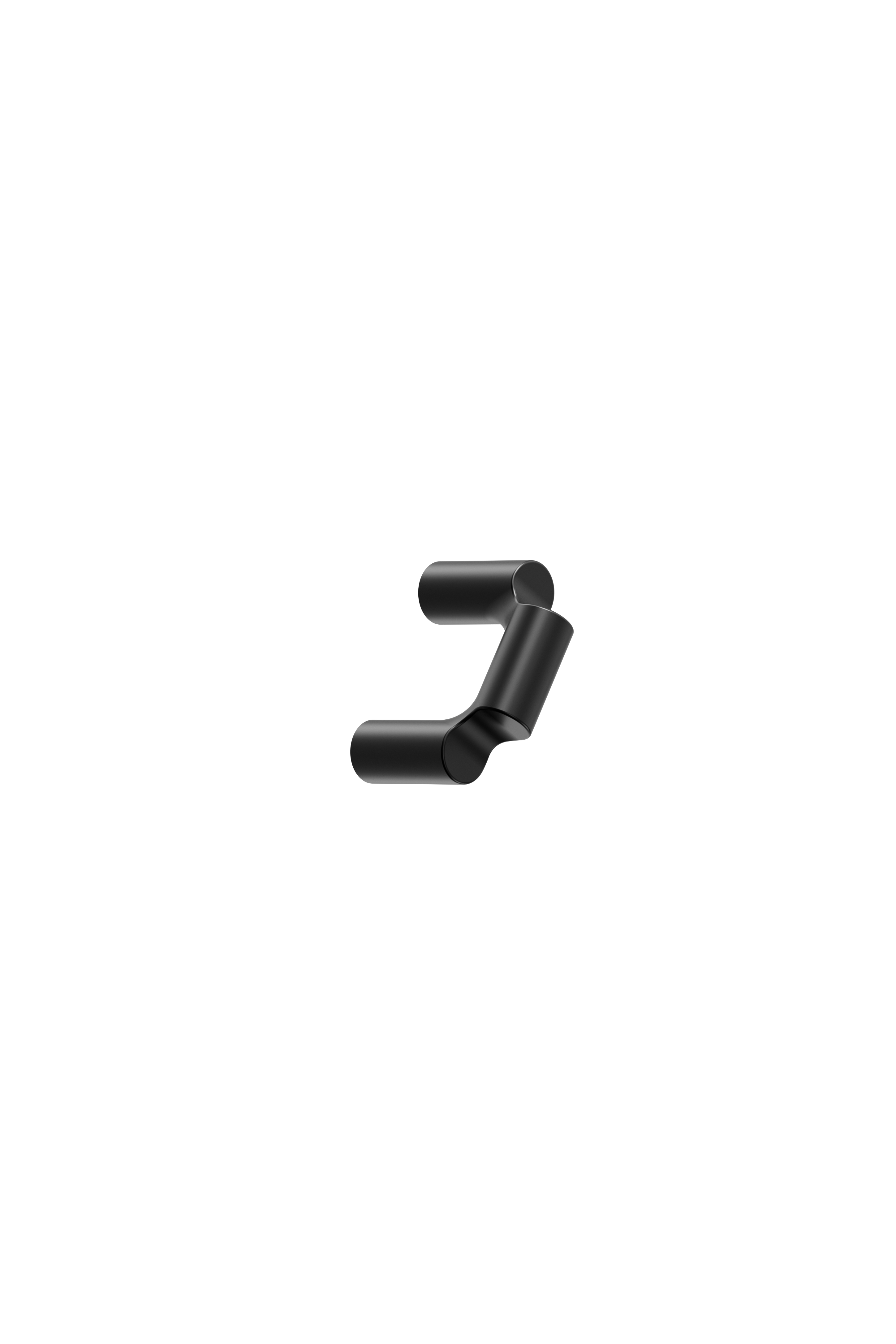 BREAK knop, zink, sort • Furnipart