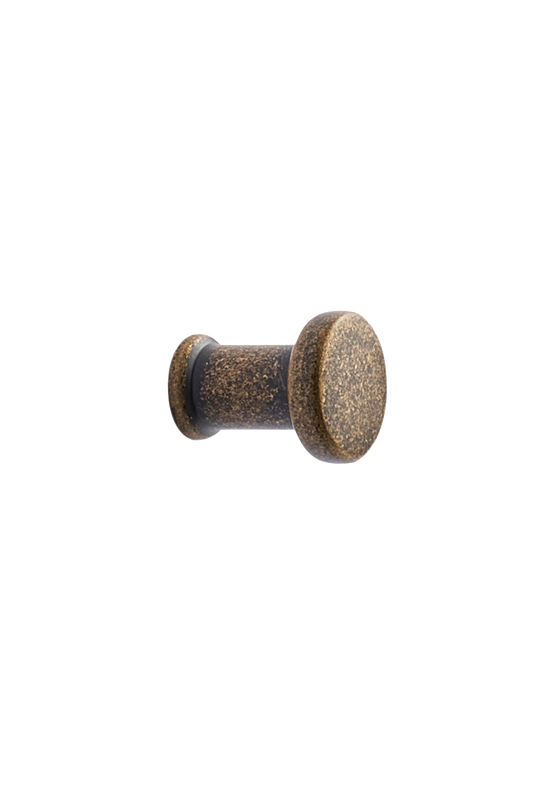 GATE knop, zink, antik og messing • Furnipart