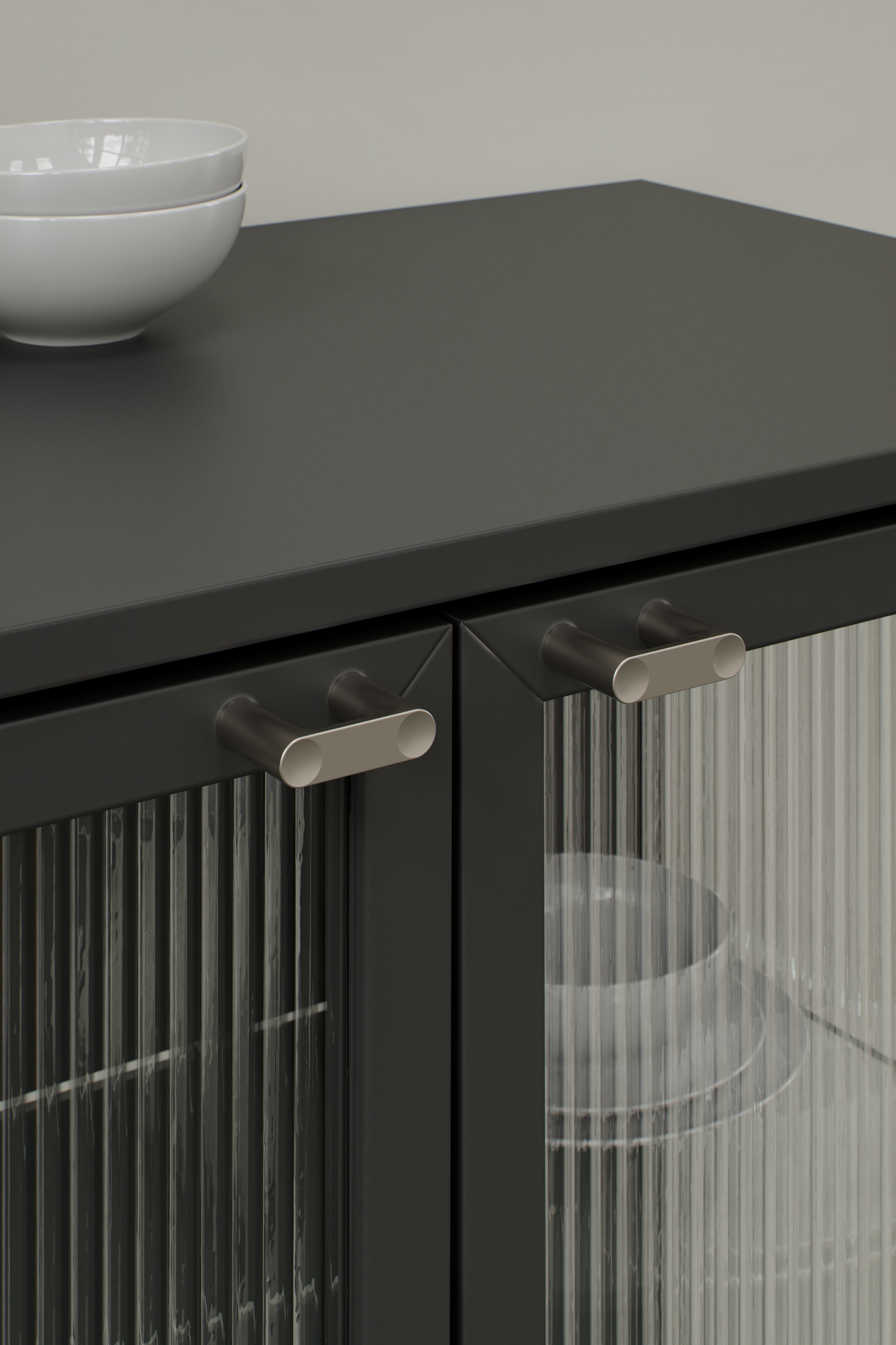 PUNTO knop, zink, stål • Furnipart