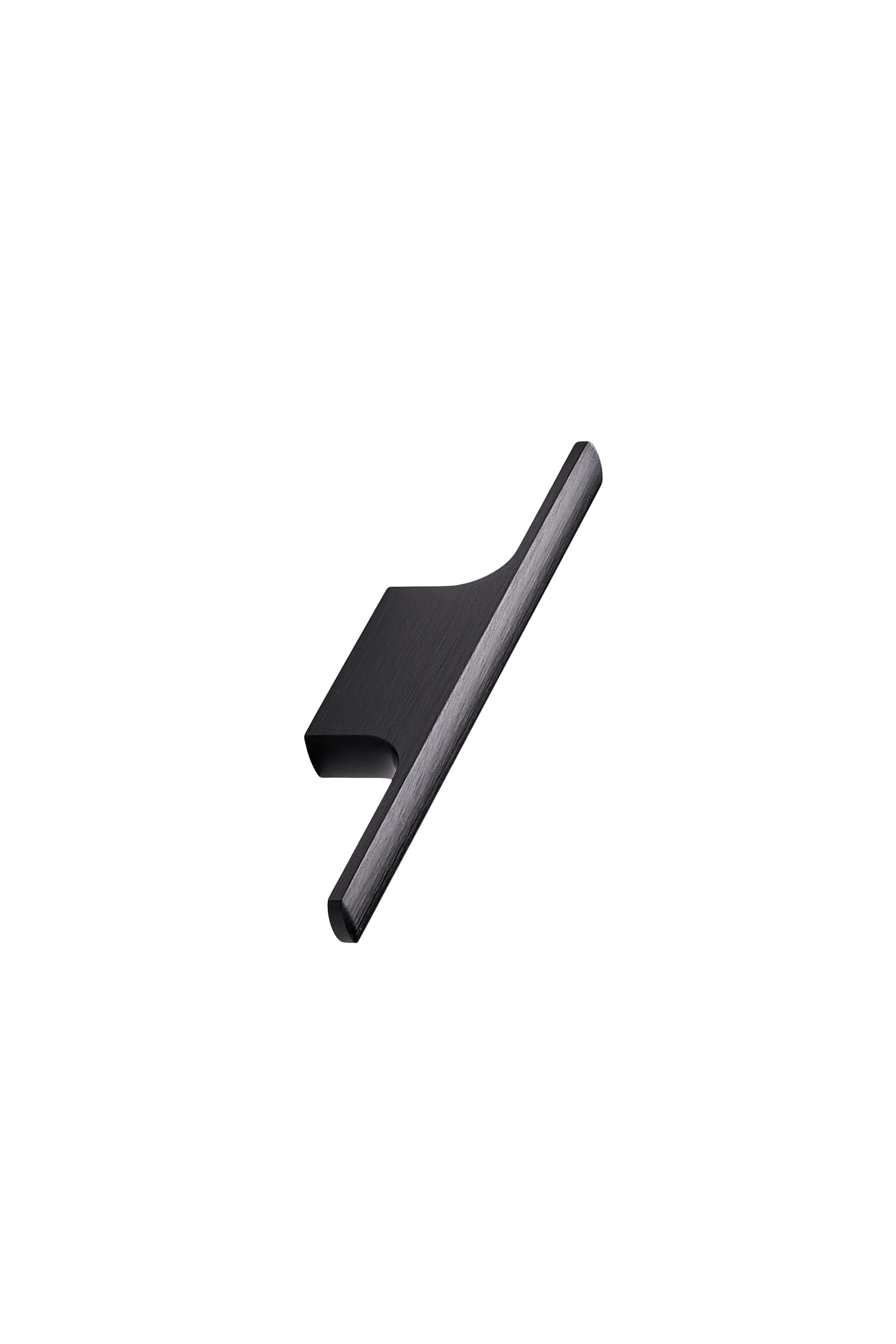 TAU greb og knop, aluminium, sort • Furnipart