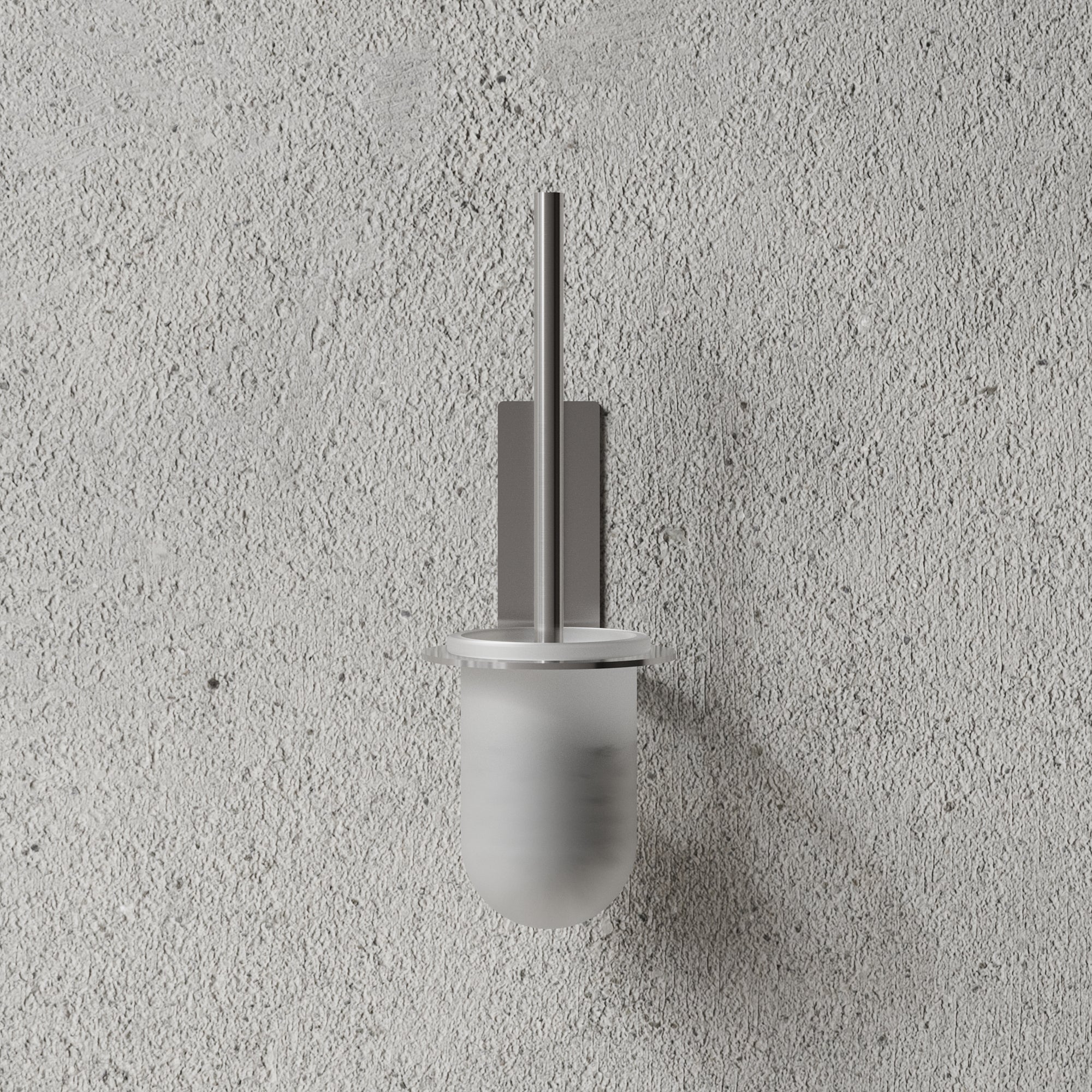 Toiletbørste, rustfrit stål • NICHBA