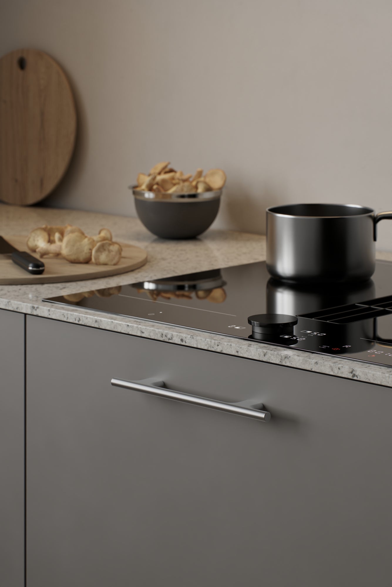 KOUPE greb, rustfrit stål (inox look) • Furnipart