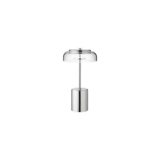 Blossi Table Mini, portable bordlampe, chrome • NUURA