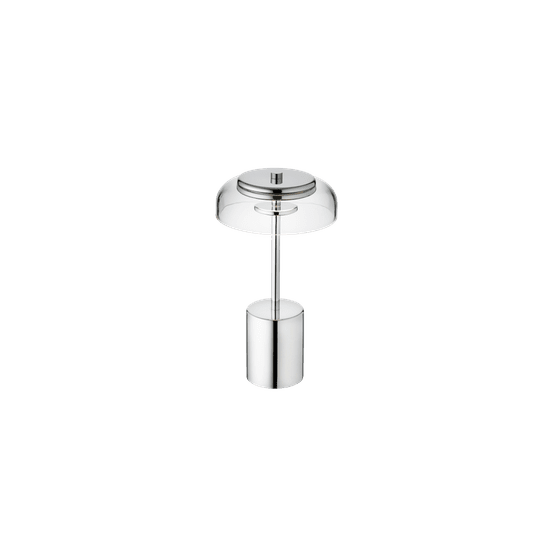 Blossi Table Mini, portable bordlampe, chrome • NUURA