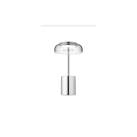 Blossi Table Mini, portable bordlampe, chrome • NUURA