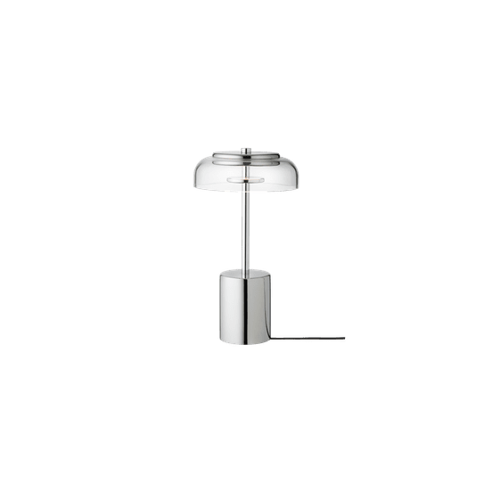 Blossi Table Mini, portable bordlampe, chrome • NUURA