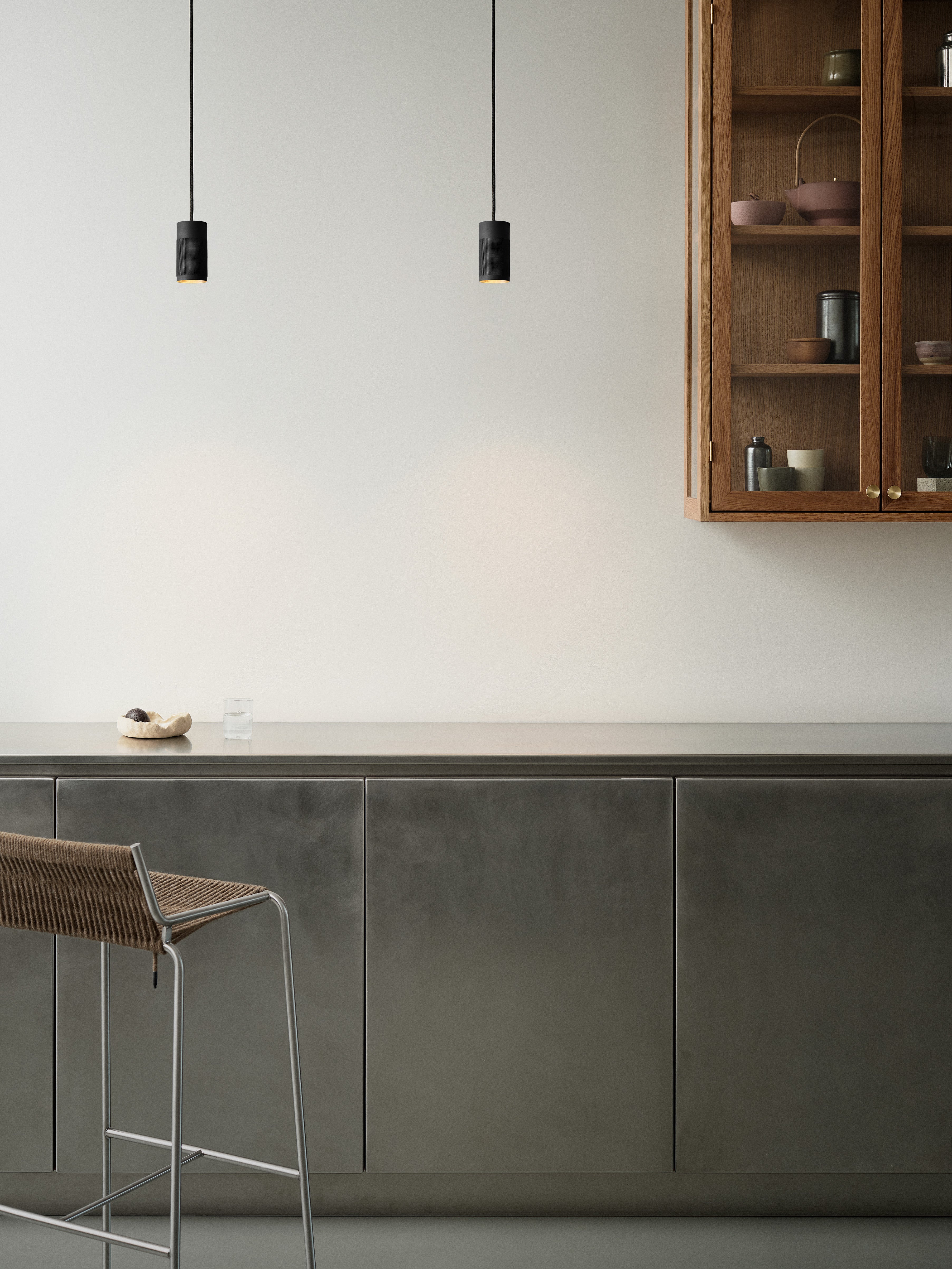 Patrone Small pendel, sortbruneret messing • Thorup Copenhagen