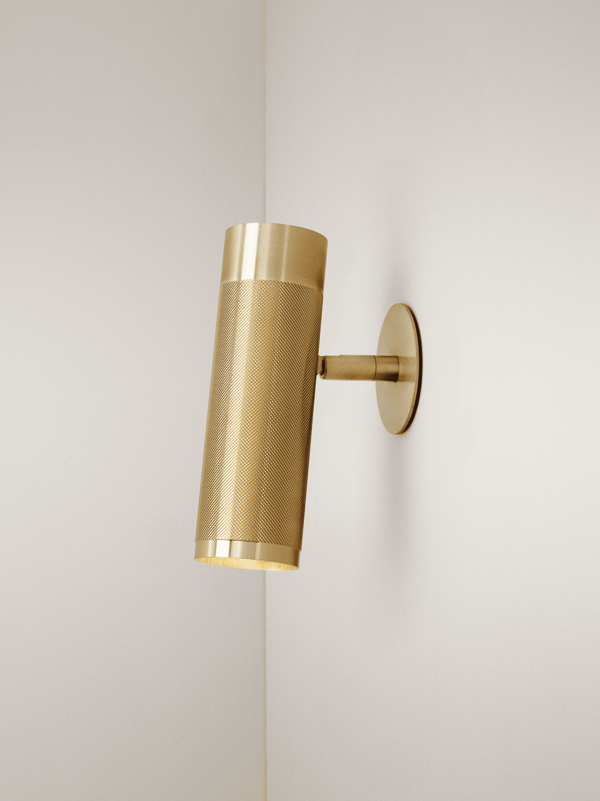 Patrone Recessed væglampe med dækplade, messing • Thorup Copenhagen - Copenhagenhomedesign