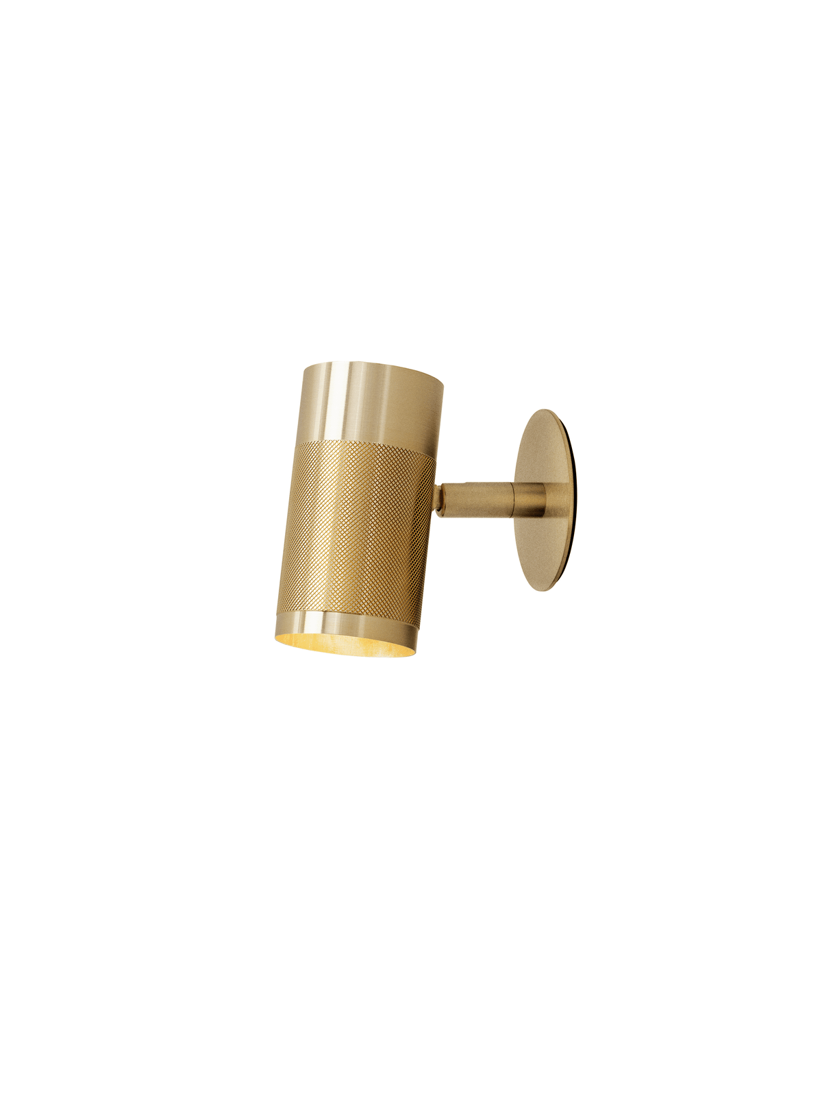 Patrone Recessed Small væglampe med dækplade, messing • Thorup Copenhagen - Copenhagenhomedesign