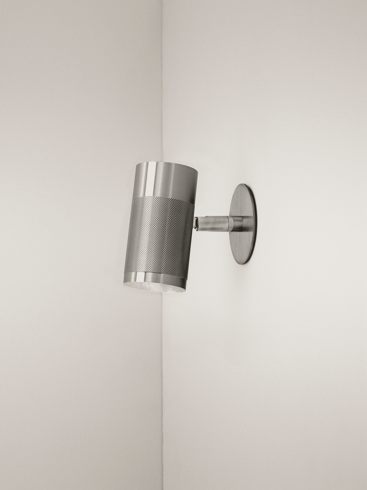 Patrone Recessed Small væglampe med dækplade, rustfrit stål look • Thorup Copenhagen - Copenhagenhomedesign